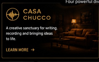 Casa Chucco Creative House. Composición, grabación y creación.